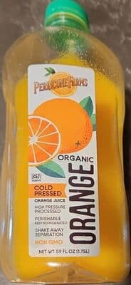 Orange Cold Pressed Organic Orange Juice