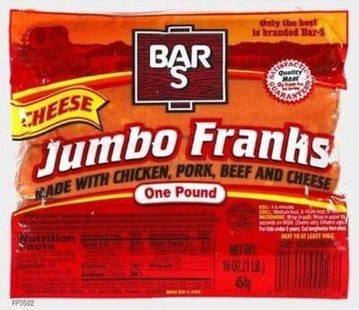 Cheddar Jumbo Franks