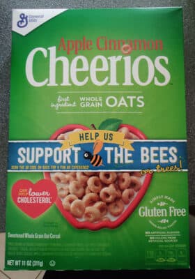 Apple Cinnamon Sweetened Whole Grain Oat Cereal