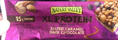 Salted Caramel Dark Chocolate Protein Chewy Bars