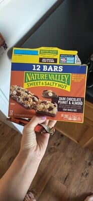 Nature Valley Sweet & Salty Nut Dark Chocolate Peanut & Almond Chewy Granola Bars