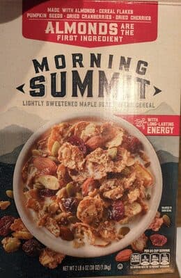Morning Summit Lightly Sweetened Maple Berry Blend Cereal