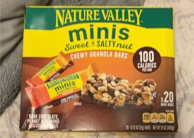 Dark Chocolate, Peanut & Almond Minis Sweet & Salty Nut Chewy Granola Bars