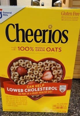 Cheerios Whole Grain Oats Gluten Free Breakfast Cereal