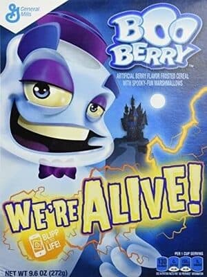 Artificial Berry Flavor Frosted Cereal With Monster Marshmallows