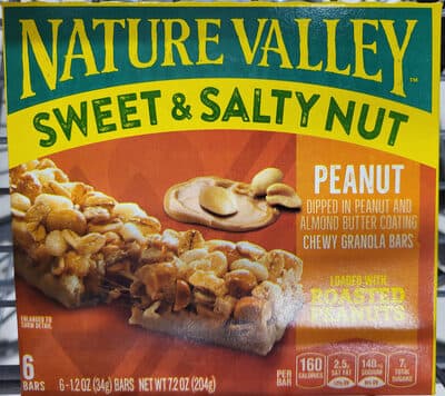 Sweet & Salty Nut Peanut Chewy Granola Bars