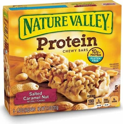 Protein Chewy Bars, Salted Caramel Nut