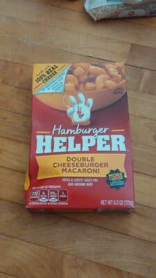 Double Cheeseburger Macaroni Pasta & Cheesy Sauce Mix