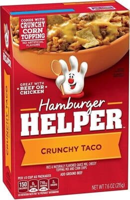 Crunchy Taco Rice, Sauce Mix & Corn Chips
