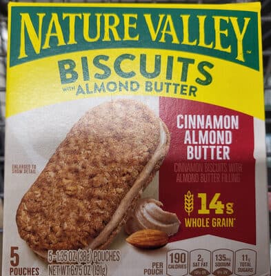 Cinnamon Biscuits With Almond Butter Filling