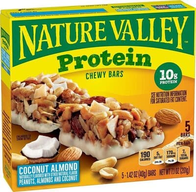 Protein Chewy Bars, Coconut Almond