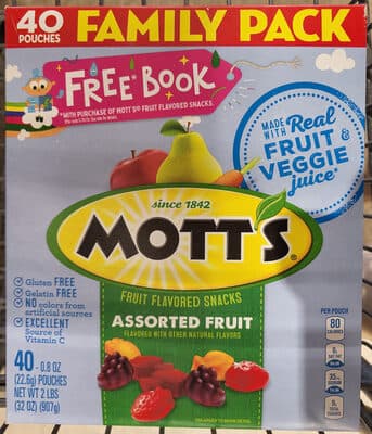 FRUIT FLAVORED SNACKS, ASSORTED FRUIT