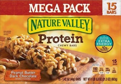 Protein Chewy Bars, Peanut Butter Dark Chocolate