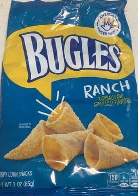 Bugles, Crispy Corn Snacks, Ranch