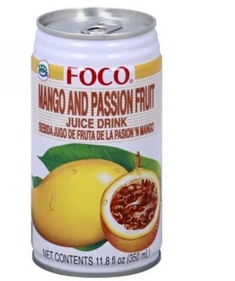 Foco, Mango and Passion Fruit Juice Drink