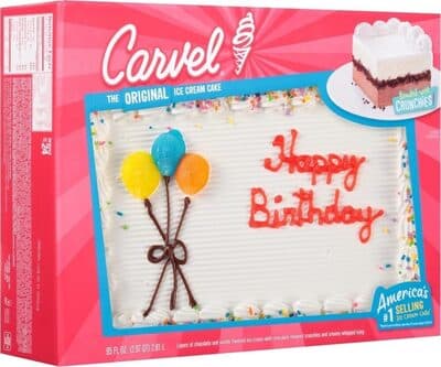 The Original Ice Cream Cake Layers of Chocolate and Vanilla Flavored Ice Cream with Chocolate Flavored Crunchies and Creamy Whipped Icing