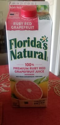 100% Premium Ruby Red Grapefruit Juice