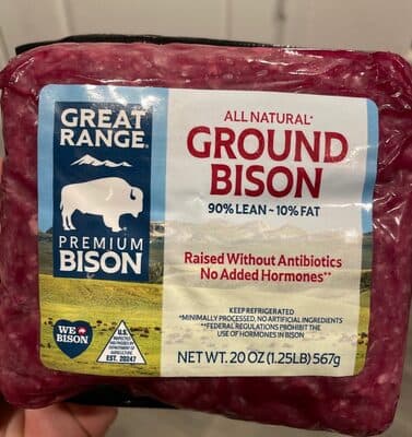 All Natural Premium Ground Bison