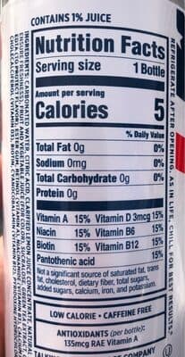 Berry Lemonade Flavored Sparkling Water