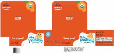 Creamy Orange Organic Kefir Cultured Whole Milk
