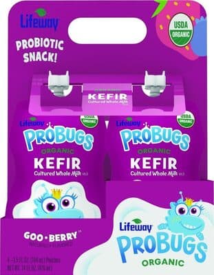 Goo Berry Organic Kefir Cultured Whole Milk