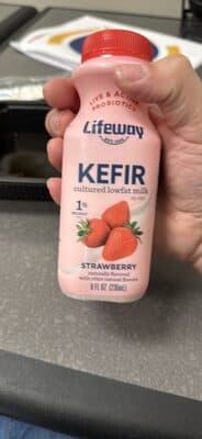 Kefir Cultured Lowfat Milk Strawberry Smoothie