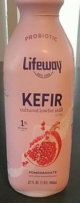 Pomegranate Kefir Cultured Lowfat Milk