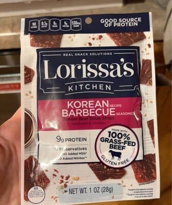 Korean Barbecue Recipe Seasoned Tender Beef Steak Strips