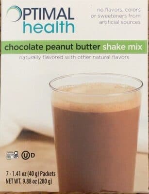 Optimal Health Chocolate Peanut Butter Shake Mix
