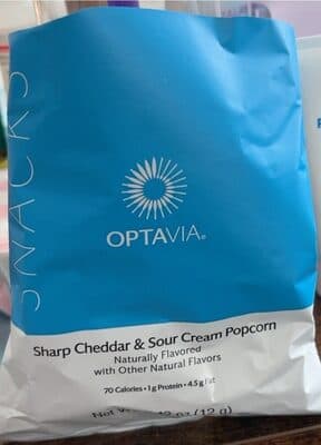 Sharp cheddar and sour cream popcorn