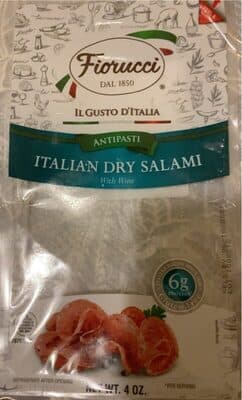 Italian Dry Salami with Wine