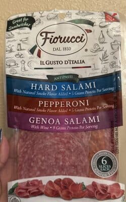 Hard Salami, Pepperoni, Genoa Salami