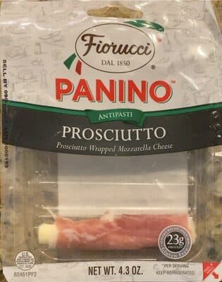 Prosciutto Wrapped Mozzarella Cheese Panino