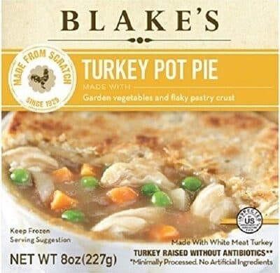 White Meat Turkey, Garden Vegetables and Flaky Pastry Crust Pot Pie