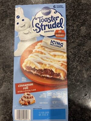 Pillsbury Cinnamon Roll Toaster Strudel Pastries
