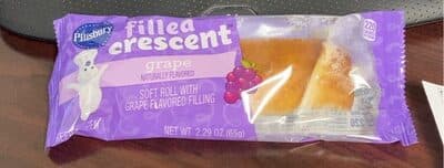 Grape Filled Crescent