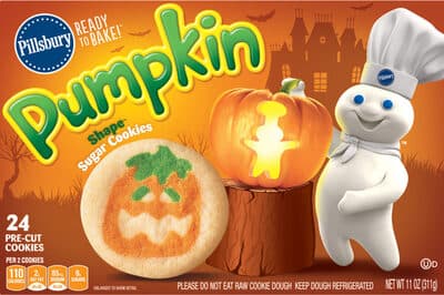 Pumpkin Shape Sugar Cookies