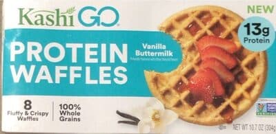 Vanilla Buttermilk Flavored Protein Waffles