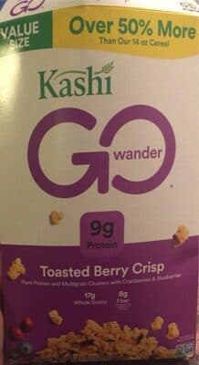 Toasted Berry Crisp Plant Protein And Multigrain Clusters With Cranberries & Blueberries Cereal