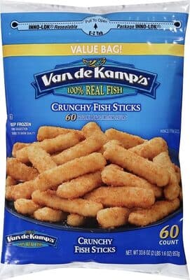 Crunchy Breaded Fish Sticks