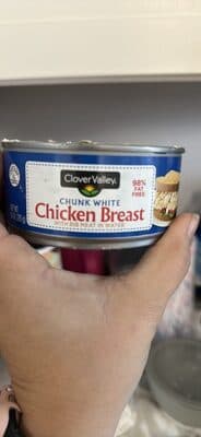 Chunk White Chicken Breast With Rib Meat In Water