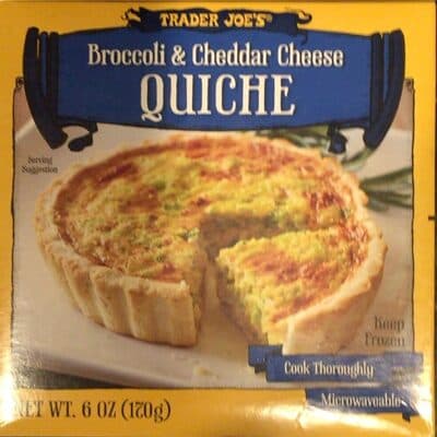 Broccoli & Cheddar Cheese Quiche