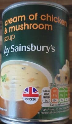 Cream of chicken and mushrooms Soup