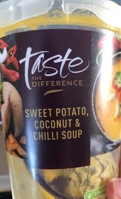 Sainsbury's Taste the difference Sweet potato, coconut & chilli soup