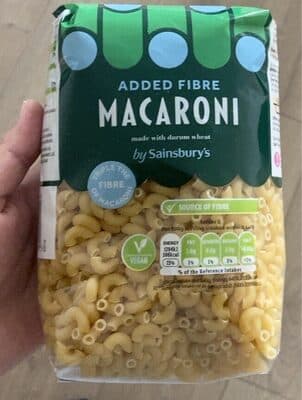 Macaroni added fibre