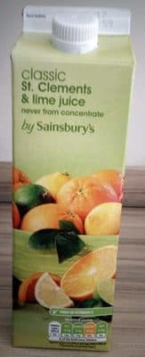 St Clement's & lime juice