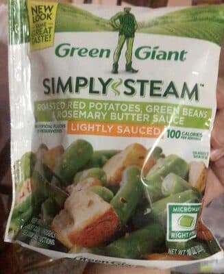 Green Giant, Roasted Red Potatoes Green Beans & Rosemary Butter Sauce, Lightly Sauced
