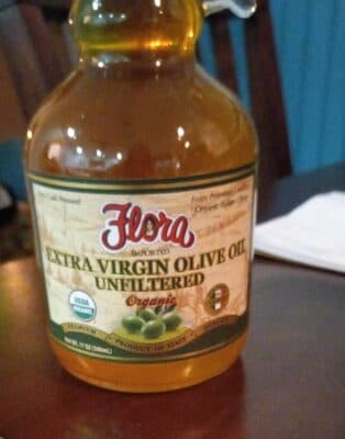 Extra virgin olive oil unfiltered organic