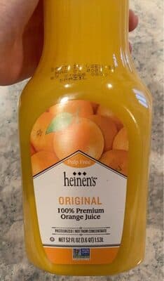 Orange Country Style With Pulp 100% Premium Juice