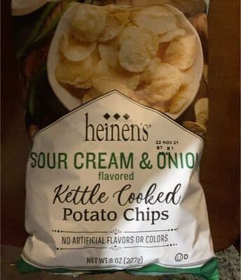 Sour Cream & Onion Flavored Kettle Cooked Potato Chips